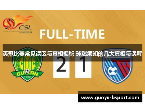 英冠比赛常见误区与真相揭秘 球迷须知的几大真相与误解